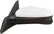 Car Rearview Mirror Assembly Compatible For Honda Civic 2016-2020 Auto Camera Side Heated Mirrors Cover Frame Lens Glass Blind Spot Assy(White,11 Wire Left)