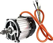 850W / 1000W / 1200W 5-Hole 16-Tooth Shaft Electric Tricycle Motor 48V / 60V / 72V Permanent Magnet Brushless Differential Motor for DIY Electric Tricycle and Quadricycle