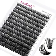 Cluster Lashes Extensions Individual Eyelashes 60D 0.07 C Curl 12-18Mm Extension
