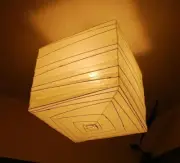 Isamu Noguchi AKARI 45X Pendant Lamp Replacement Shade Metal Frame Box Set Japan