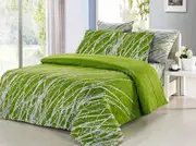 Pair of GREEN TREE Cushion Covers 45cm x 45cm