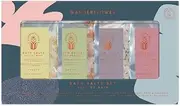 Upper Canada Wanderflower Bath Salts Set of 4 - Bergamot, Lime & Ginseng / Palmarosa & Echinacea / Lavender & Chamomile / Peony Rose & Palmarosa - Beauty/Bath