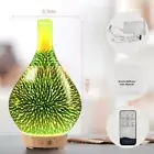 Aromatherapy 3D Glass Essential Oil Diffuser Cool Mist 100mls Home Christmas