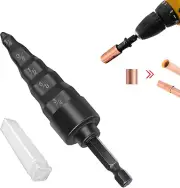 HVAC Repair Tool, 5-In-1 Air Conditioning Copper Pipe Expansion Swaging Drill Bi