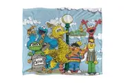 Sesame Street Retro Blanket (Multicoloured) (One Size)