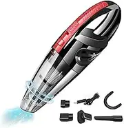 Car Vacuum Cleaner Wireless Vacuum Cleaner Portable Car Wireless Vacuum Suction Rechargeable Handheld Vacuum Cleaner Quick Charge for Car Home Pet Hair