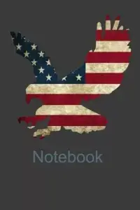 在飛比找博客來優惠-Notebook: American Flag With E