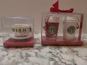 NIB STARBUCKS Christmas Ornaments 2006 Coffee Hot Cup Mug To-Go & Cup