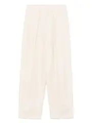 [Stella Mccartney] Stella Mccartney-Stella Mc Cartney Pantaloni Color Burro In Miscela In Lino-Donna 38 IT