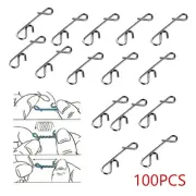 Clips Fishing Swivel Snap Connector Knotless S M L XL XXL Silver Size Snap New