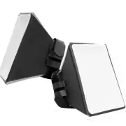 Mini Collapsible Diffuser Softbox 2pcs for LED Lamp Camera Video Studio
