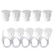 Recessed Door Contacts NC Security Alarm Window Sensors with Magnetic Reed Sw...