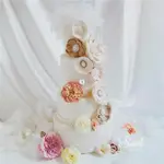 ARTIFICIAL FLOWERS ROSE HIBISCUS CAKE TOPPERS ENGAGEMENT