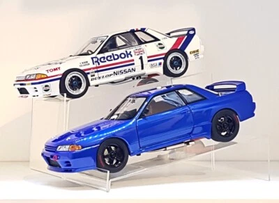 Display Stand/Support for 1/18 model cars - for AutoArt, Exoto, CMC * Full LOW*
