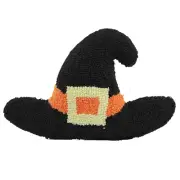 C & F Witch Hat Shaped Pillow Cotton Halloween Buckle C44463001