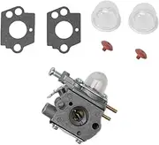 Carburetor Primers Gasket Check Valve Set, for Homelite, HBL26BP HBC26SJS HBL26BV HBC26SB Garden Power Tool Accessories Mower Carburetor Parts