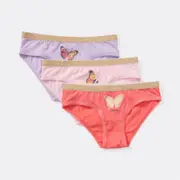 Brilliant Basics Girls Butterfly Print Briefs 3 Pack - Multi