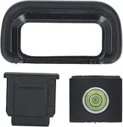 EP-20 Eyepiece Eyecup, ABS Viewfinder Eye Cup Replacement for A6700 Camera, with Level and Hot Shoe Cover