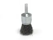 3/4" Crimped Wire End Brush - Carbon Steel Wire
