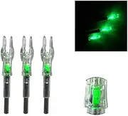 [JIEXI HWYP] Led Lighted Arrow Nocks for ID 4.2mm/165 for Victory Easton G-Uni shafts Pack of 6