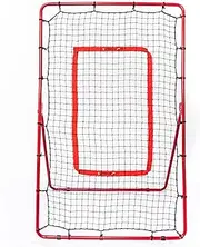 SUPERIORNET Pitch Back Rebound Net, Adjustable Rebounder Trainer for Baseball, Softball and Lacrosse, Practice for Pitching, Throwing and Catching