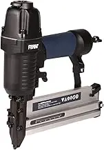 FERM ATM1051 Pneumatic Combi Tacker / 2-in-1 Finishing Stapler - Nailer/Staple Nail Gun - 300 Nails, 100 Staples and a Storage Case Included