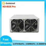 New Goldshell KD-Box Pro 2.6TH/S No PSU Kadena ASIC KDA Crypto Miner