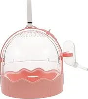 Milisten Portable Hamster Travel Cage: Small Animal Carrier Outdoor Pet Carrier for Hamsters Sugar Gliders Guinea Pigs