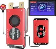 DALY BMS Balance 48V 200A Display - Smart 1A Active Balance BMS 16S with 4.3 Inch LCD Toucscreen WiFi Bluetooth Module Supports RS485 CAN for LiFePO4 Battery Pack Energy Storage for Homes