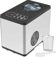 YOPOWER Ice Cream Maker Machine, 1.5L Electric Frozen Yoghurt Machine, Portable Homemade Gelato Maker for Makes Ice Cream, Gelato, Sorbet, Frozen Yoghurt