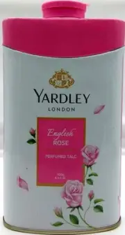 Yardley London English Rose Perfumed Deodorizing Talc Talcum Powder 100gm