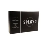 6pc Splayd Black Label All-in-One 14.5cm SS Mini Knife/Spork Utensil Set Silver