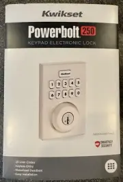 Kwikset Powerbolt 250 Satin Nickel Electronic Entry Keyless 10 Button Deadbolt