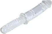 NewMaxer 11" Large Glass Dildo Crystal Glass Pleasure Wand Personal Massage