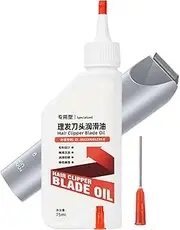 Clipper Oil - 75ml Barber Oil for Clippers - Rust-Proof Professional Liquid for Cleaning Cutting Razors Scissors Chain Garage Men Beard