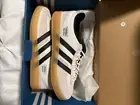 Size 11 - adidas Bad Bunny x Gazelle Indoor Core White