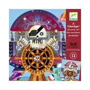 Djeco Up & At Em Foil Pictures Kids/Children Creative Activity Art Kit 5y+