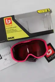 Bolle Goggles INUK Youth Small 3y - 6y Matte Pink Monkey Bomb Vermillon Lens NIB