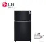 LG樂金 525公升 變頻雙門冰箱 鏡面曜石黑 GN-HL567GBN