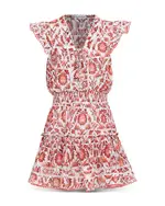 Poupette St. Barth Girls' Anais Paisley Floral Mini Dress - Little Kid, Big Kid