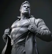 JLA Superman Kent dc DIGITAL STL file 3d READY TO PRINT AMAZING statue figure