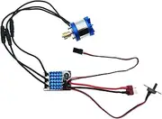 Vaveren 2830 2100kv Outrunner Motor Power Upgrade Kit with Metal Heat Sink Replacement High Performance and ESC for MN128 1/12 RC Car