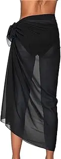 [DDMMQS] Women's Chiffon Beach wrap Dress Swimsuit Long Bikini wrap Shawl Scarf Swimsuit Bottom