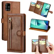 Zipper Pocket Wallet Leather Stand Case for Samsung Galaxy A51 SM-A515