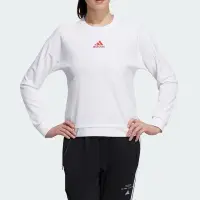 在飛比找蝦皮購物優惠-Adidas CNY 女裝 長袖 T恤 落肩 可調式下擺 純