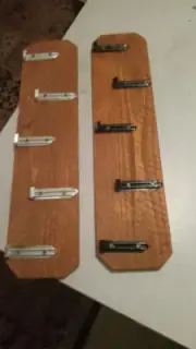 wood work hand made hat and key rack