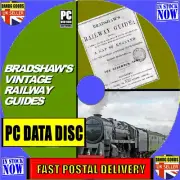BRADSHAWS VINTAGE RAILWAY GUIDES + 110+ GREAT HISTORIC RAILWAY BOOKS PC DVD-ROM