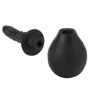 Silicone Spherical Enema Bulb Kit Anal Douche Enema Cleaner Kit Portable Enem AC