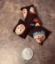 Dollhouse Miniature 3 Pillows Jason Horror Movie L@@K