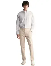 [Gant] Slim Fit Twill Chinos in Putty